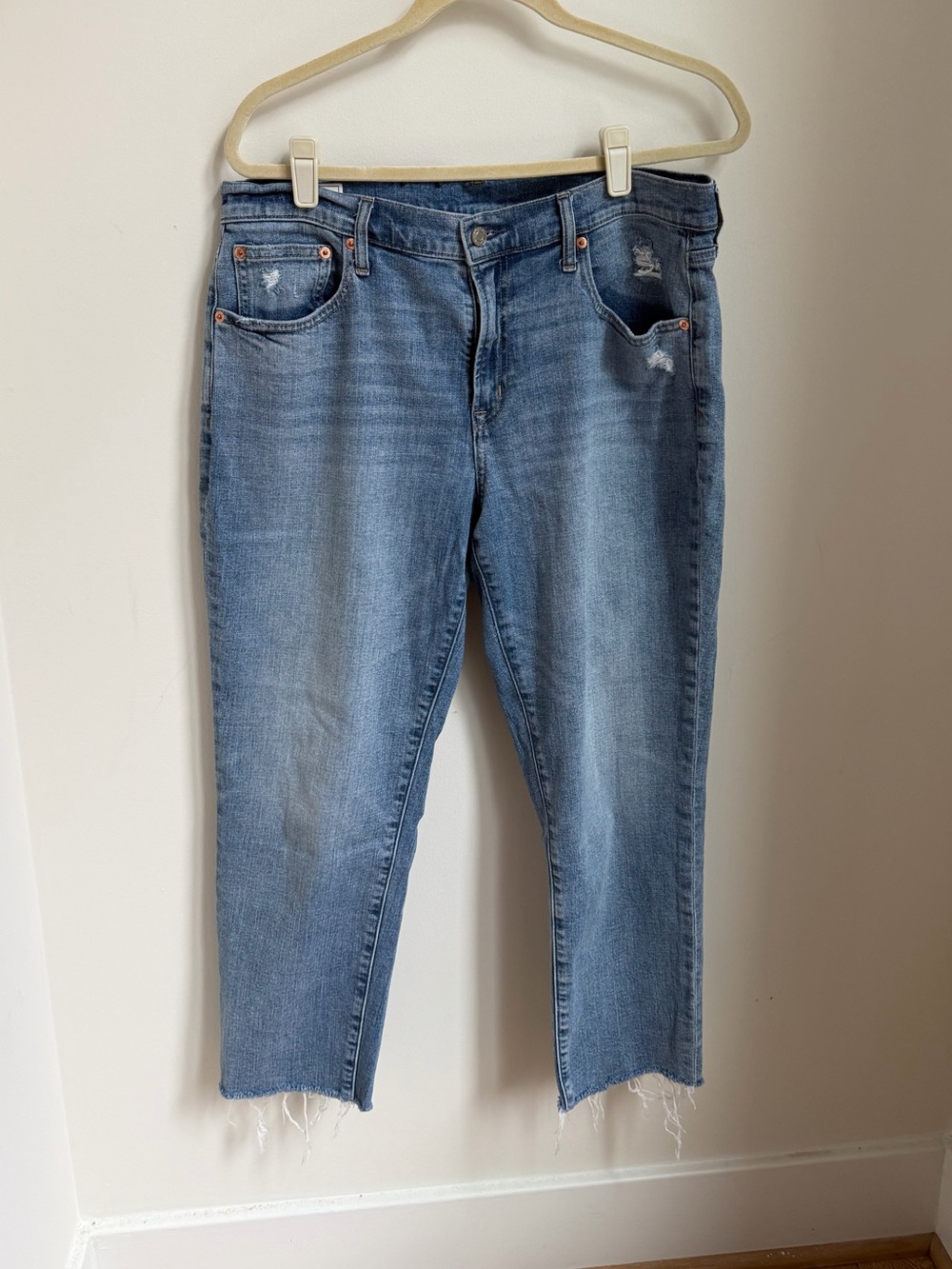 Gap Jeans Girlfriend Mid Rise Size 12